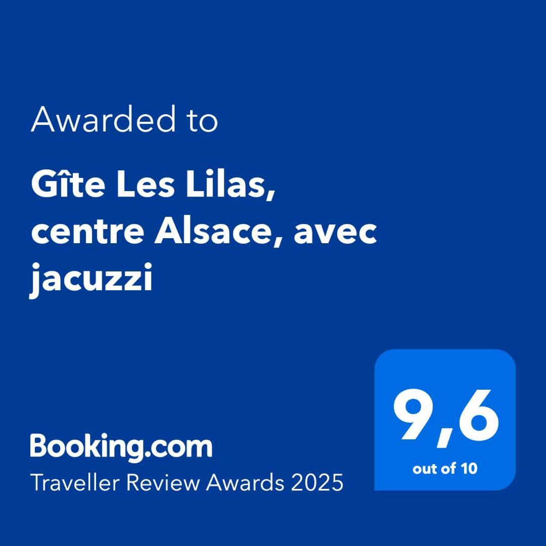 Gite Les Lilas, Centre Alsace, Avec Jacuzzi Mackenheim Exterior photo